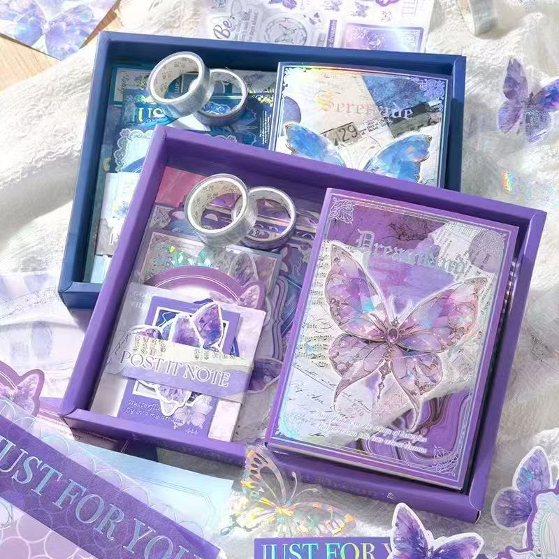 Journaling & Scrapbook Gift Box Set – Aesthetic Cute Stationery Kit