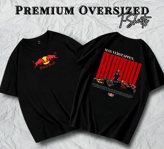 Premium Oversized Racing Graphic T-Shirt 