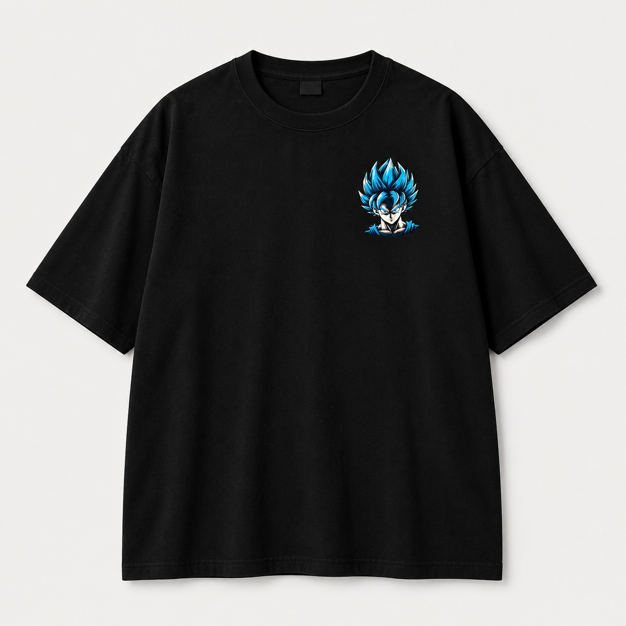 Blue Anime – Premium Oversized T-Shirt