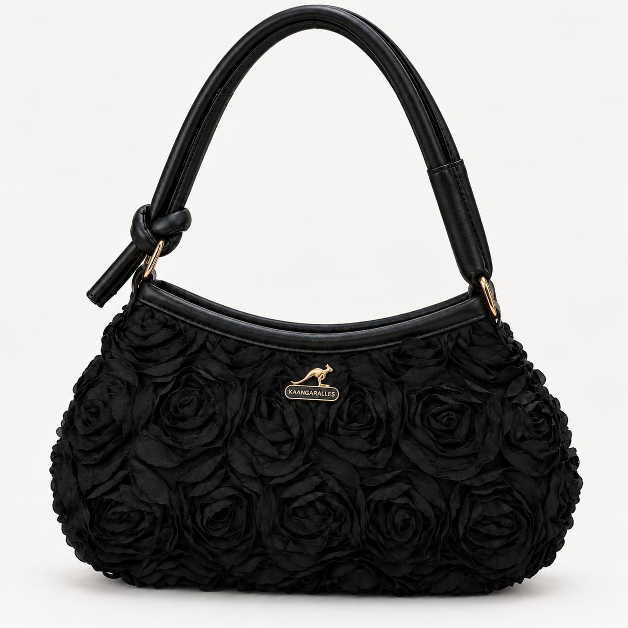 Rose Fabric Shoulder Bag