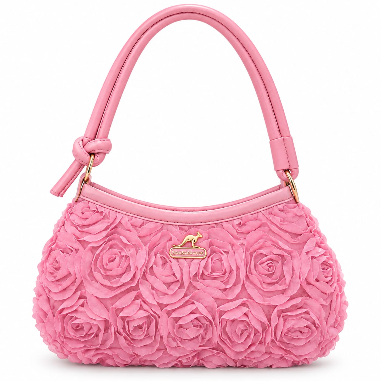 Rose Fabric Shoulder Bag