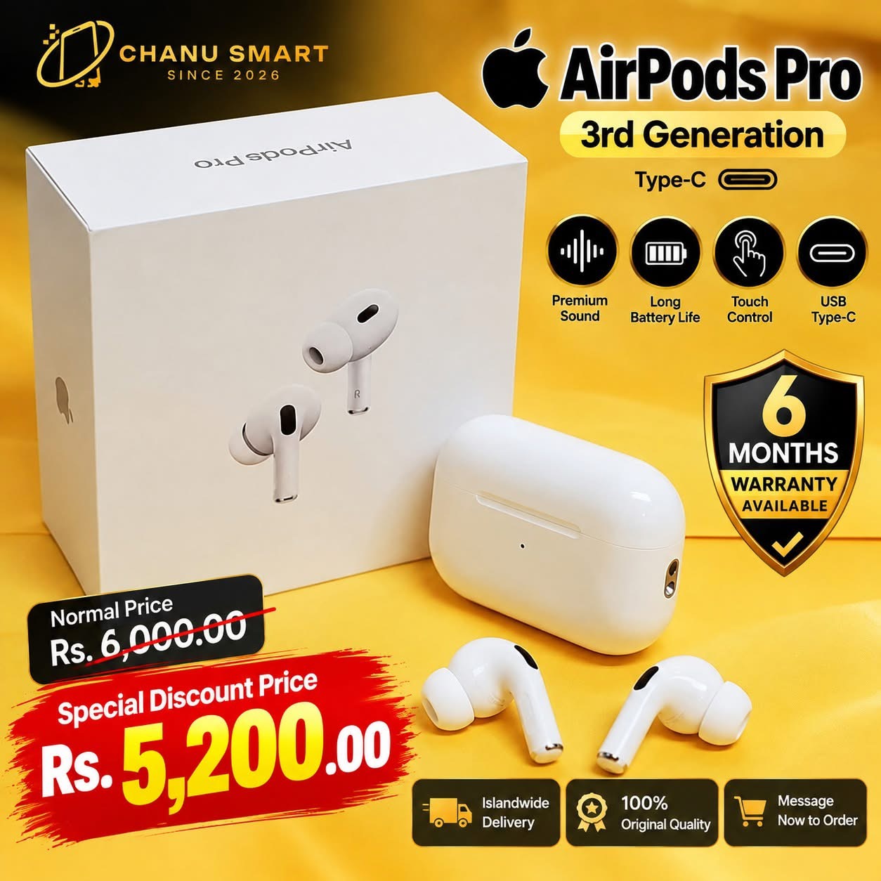 APPLE AIRPODS PRO – 3RD GENERATION